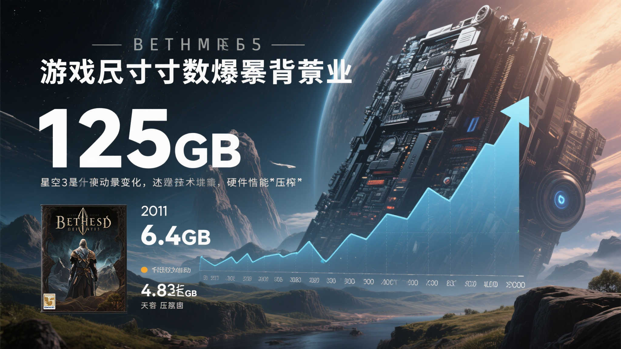 十年进化：Bethesda如何从4.8GB到125GB挑战硬件边界