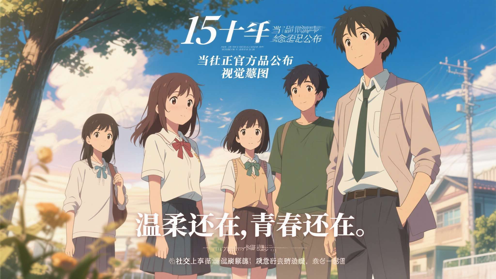 温柔依旧!《花开伊吕波》官方公布15周年纪念视觉图 温柔依旧!《花开伊吕波》官方公布15周年纪念视觉图